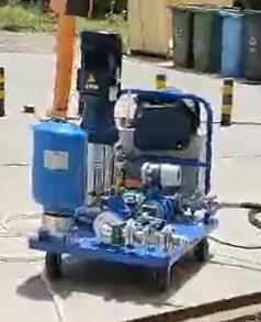 供水試壓檢測設備|容器測定系統|罐車水壓試驗臺